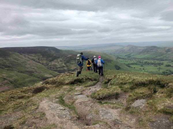 Looking out over Edale